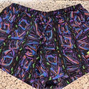 Colorful Geometric  Shorts